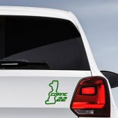 Edirne İli 22 Plaka Kodu Memleket Yarış Pisti Sticker - Oto Araba Etiket, Aksesuar, Tuning - 10