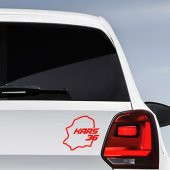 Kars İli 36 Plaka Kodu Memleket Yarış Pisti Sticker - Oto Araba Etiket, Aksesuar, Tuning - 4