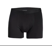6 Adet Yıldız Erkek Modal Likralı Boxer Short Siyah 40 - 1