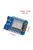 ESP8266 ESP-12F WeMos D1 Mini WiFi Geliştirme Kartı - IoT Projeleri için Kompakt Çözüm - 5