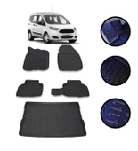 Ford Courier 2014-2022 Arası 4D Havuzlu Oto Paspas Ve Bagaj Set thumbnail 1