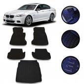 Bmw 5 F10 Sdn 2014-2018 Arası Havuzlu Oto Paspas Ve Bagaj Set - 1