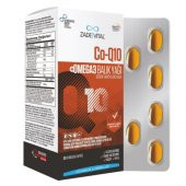 Zade Vital Co-Q10 Omega3 Balık Yağı İçeren Takviye Edici Gıda 30 Kapsül - 1