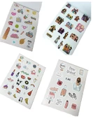Hayal Sepeti DIY Sticker Book Sticker Kitabı Soft Edition 24x17cm  600+ - 5