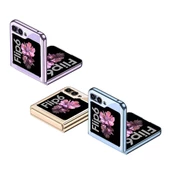 Samsung Galaxy Z Flip 6 Kılıf Full Camlı Şeffaf Kapak - 8