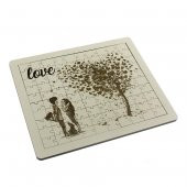 21x24cm 100 Parça Ahşap Puzzle Yap-Boz Love Sevgiliye thumbnail 1