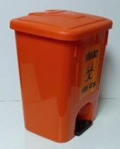 Tıbbi Atık Kovası 25 Lt Köşeli Pedallı - 5