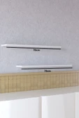 yankı-byeg 70 Cm 2li Mat Beyaz Mdf Uçan Duvar Rafı Gizli Bağlantı Kitaplık thumbnail 2