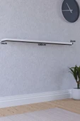 yankı-byeg 100 Cm Mat Beyaz Mdf Uçan Duvar Rafı Gizli Bağlantı Kitaplık thumbnail 2