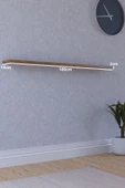 yankı-byeg 100 Cm Safir Meşe Mdf Uçan Duvar Rafı Gizli Bağlantı Kitaplık thumbnail 2