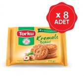 Torku Fındık Kremalı Bisküvi 244 Gr x 8 Adet - 1