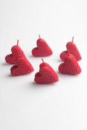 Zariass Balmumu Kutulu Kalp Tealight 6 lı thumbnail 1