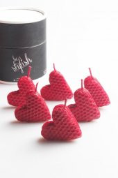 Zariass Balmumu Kutulu Kalp Tealight 6 lı thumbnail 2