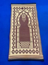Plastik Hasır Seccade Tek Kişilik Hasır Kilim 60x120 Ebat - 1