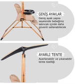 Baby Home 850 Cup Mama Sandalyesi Salıncak Bebek Çocuk Salıncağı - 7