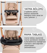 Baby Home 850 Cup Mama Sandalyesi Salıncak Bebek Çocuk Salıncağı - 4