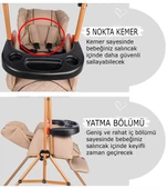 Baby Home 850 Cup Mama Sandalyesi Salıncak Bebek Çocuk Salıncağı - 6