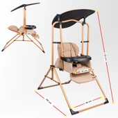 Baby Home 850 Cup Mama Sandalyesi Salıncak Bebek Çocuk Salıncağı - 9