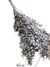 ÇİÇEK KURUSU BUKET GÜMÜŞ 10 DAL 80CM - 1