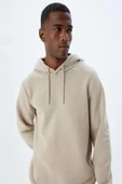Koton Kapşonlu Sweatshirt Basic Pamuk Karışımlı thumbnail 2