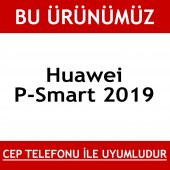 Huawei P-Smart 2019 Kum Deluxe Kapaklı Cüzdan Kartlıklı Para Bölmeli Kılıf 360 Tam Koruma - 2