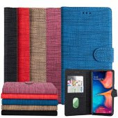 Samsung Galaxy A30 Kum Deluxe Kapaklı Cüzdan Kartlıklı Para Bölmeli Kılıf 360 Tam Koruma - 6