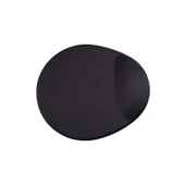 Bilek Destekli Mouse Pad - Siyah Oval Bileklikli Mousepad - 1