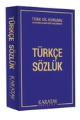 KARATAY TÜRKÇE SÖZLÜK TÜRK DİL KURUMU - 1