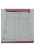Sipariş Fişi No:3 Otokopili 50X3 Nüsha 6 lı Paket - 1