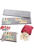 Star Lüx Plastik Okey Flash Okey 1. Kalite Plastik Okey Istaka 43 Cm Ev - Piknik Plastik Okey Takımı - 1