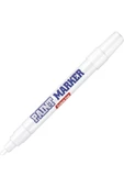 Beyaz Paint Marker Silinmez Yazı Lastik Metal Kalemi - 1