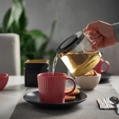 IKEA Rıklıg 0,6 Lt Demlik Çaydanlık Isıya Dayanıklı Cam - 2