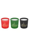 Selka Home - 3'Lü Sensitive Cam Bardak Mum 100 GR. - 3