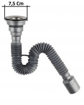 Lavabo Sifonu Lüks Körüklü Evye,Lavabo Sifonu Donau 50 mm - 1