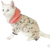 Softie Spotty Pink Kedi Tulumu Kedi Kıyafeti thumbnail 2