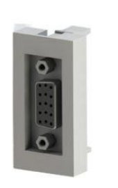 Ne-Ad 45x22,5 VGA Dişi Giriş Çıkışlı Priz - 1