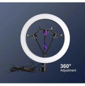 Zore M-2603 Profesyonel Youtuber Masa Üstü Selfie Işığı Telefon Tutucu - 4