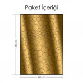 Fırça Dairesel-2  Metalik Duvar Stickerı - 2