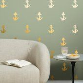 Çapa Metalik Duvar Stickerı - 1