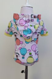 Pinkpati 400 Uzun Kol Desenli Kapşonlu Sweat - 10