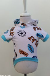 Pinkpati 400 Uzun Kol Desenli Kapşonlu Sweat - 12