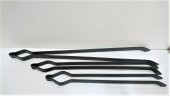 Demir Maşa - Mangal Soba Ateş Şömine Maşası 3lü Takım 40-50-60 Cm (3 Adet Maşa) - 2