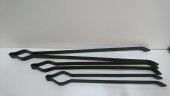 Demir Maşa - Mangal Soba Ateş Şömine Maşası 3lü Takım 40-50-60 Cm (3 Adet Maşa) - 4