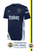 Fenerbahçe Orijinal 24/25 Çocuk Forma FB Kanarya Baskılı Hediyelik Ahşap Kutulu - 2