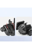Motosiklet Bisiklet için Ayarlanabilir 2in1 Telefon ve Bardak Tutucusu - 4
