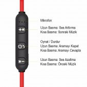 FitPlus Sound FP-111 Bluetooth Kulak İçi Kulaklık Mıknatıslı Başlıklar - Siyah - 4