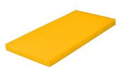 Sarı Puf Jimnastik Minderi 60x120x10 cm Yumuşak sünger - 1