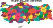 Çocuk Odası Türkiye İller Haritası Öğretici Sticker - 2