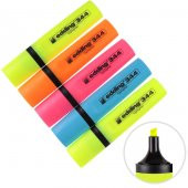 Edding 344 Fosforlu Kalem 5 Li Paket - 1
