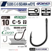 OWNER 53265 C-5 CARP ISEAMA w/EYE Sazan İğnesi - 1